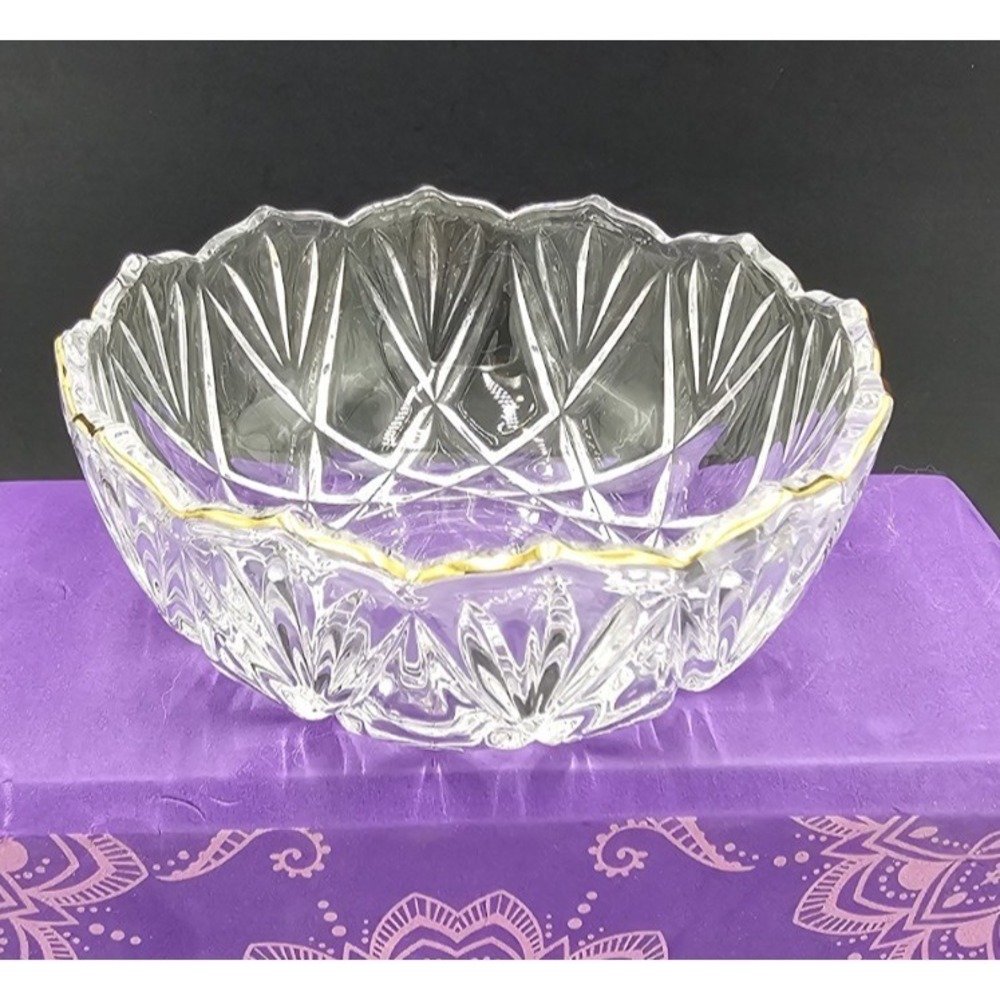 Mikasa Hampshire Gold 5" Small Crystal Fruit Dessert Bowl Dish Replacement